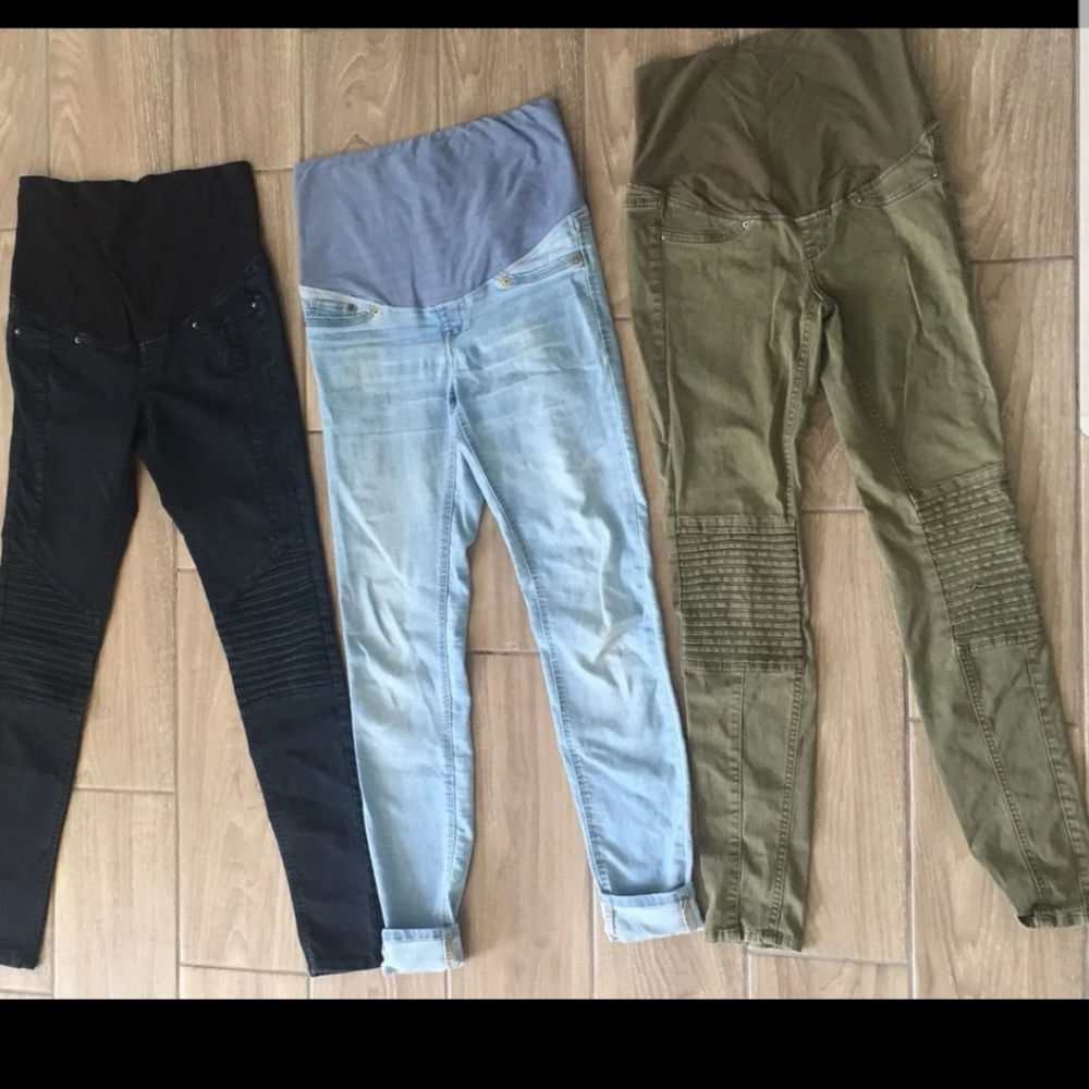 H&M Skinny Moto Maternity jeans